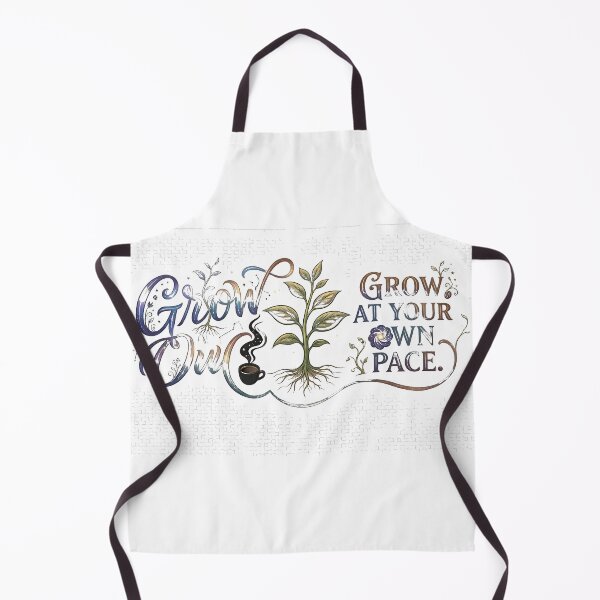 Item preview, Grow at Your Own Pace – Botanical Motivational Art designed and sold by idkal.