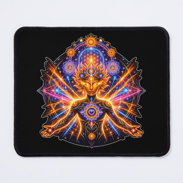 Item preview, Sun God Awakening – Cosmic Neon Energy designed and sold by RH Design Lab.