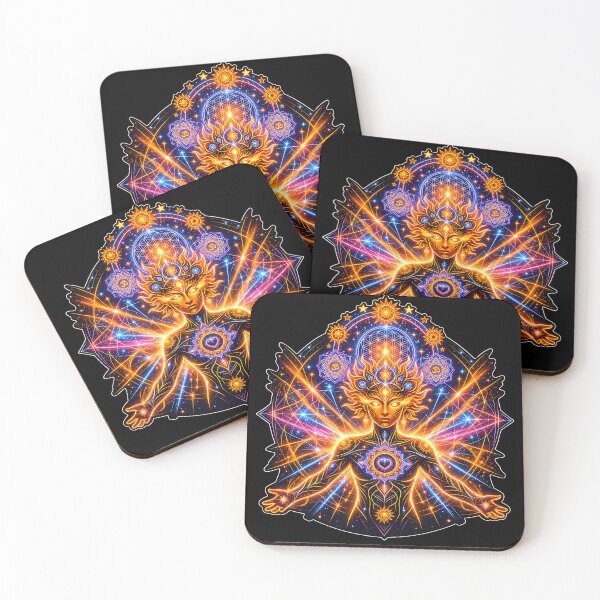 Item preview, Sun God Awakening – Cosmic Neon Energy designed and sold by RH Design Lab.