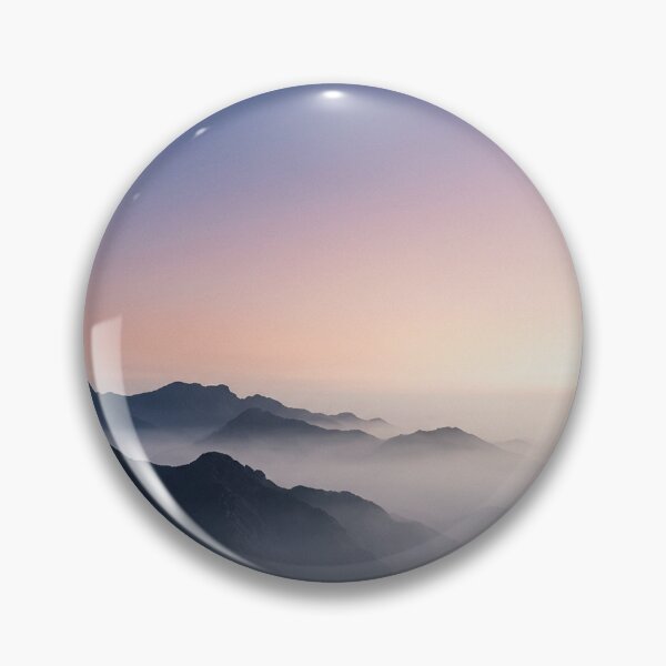 Item preview, Mountain Silhouettes at Dawn | Japanese Wabi-Sabi Art | Zen Landscape Minimalist Print designed and sold by KUZU-NOHA.