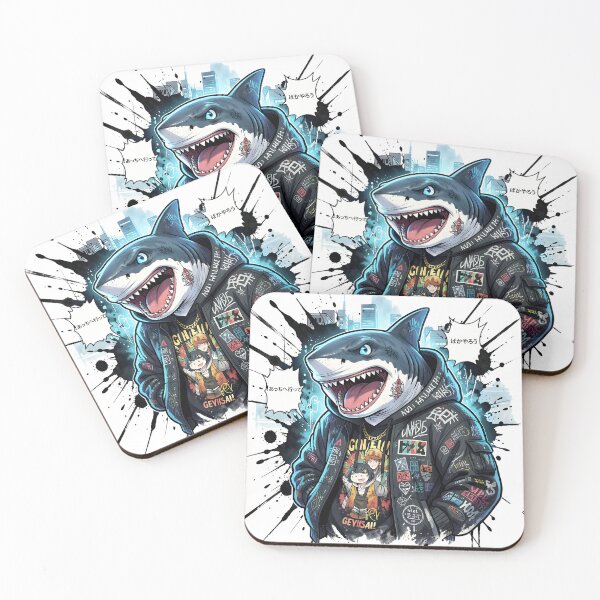 Item preview, Cyberpunk Street Shark designed and sold by Ikbel Studio.