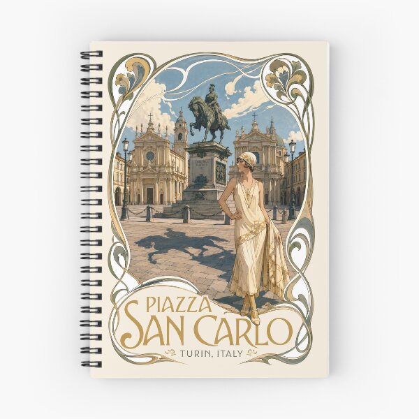 Item preview, Piazza San Carlo, Turin, Italy [Ink and Gouache Illustration] designed and sold by elektronen.