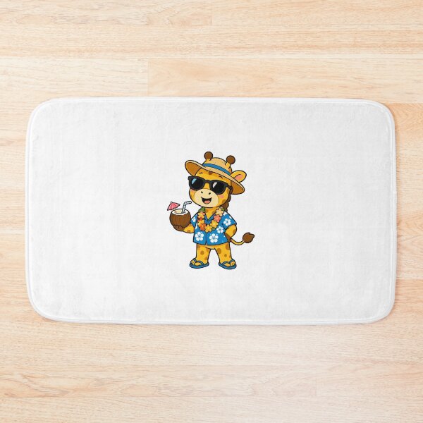 Item preview, Cute Summer Vacation Giraffe Cartoon designed and sold by Krincydigitalart.