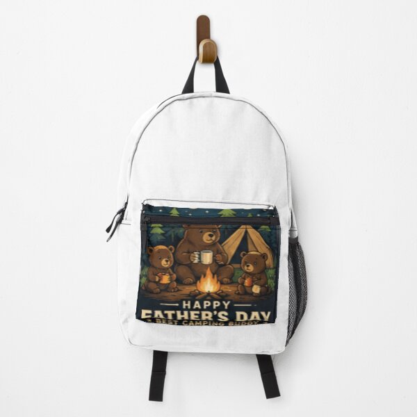 Item preview, Happy Father's Day Best Camping Buddy - Cute Bears Art designed and sold by GUINewAlex.