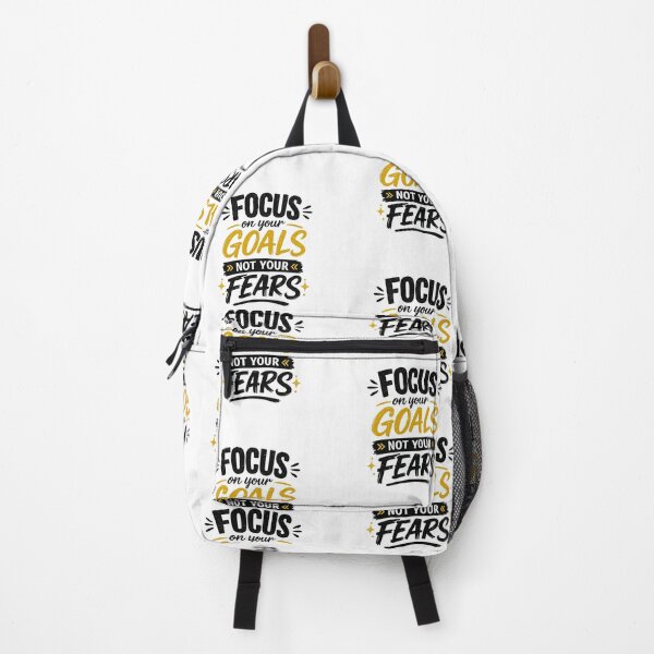 Item preview, Focus on Your Goals Not Your Fears – Motivational Quote Sticker designed and sold by Ishratparween11.