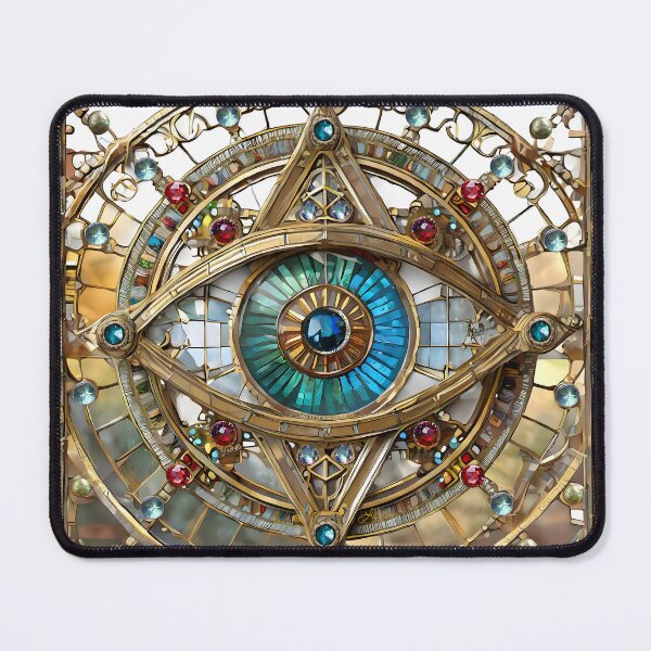 Item preview, Third Eye Ornate Window Pane designed and sold by Lee Hiller Designs.