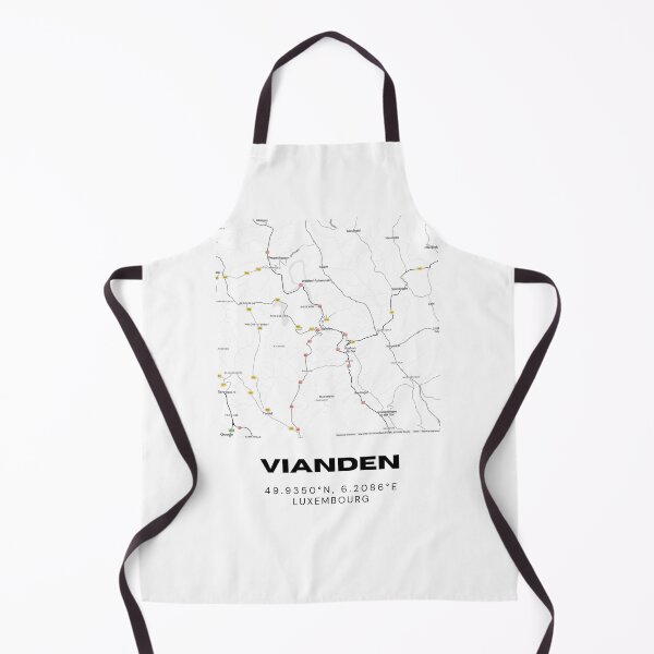 Item preview, Vianden Luxembourg Minimalist City Map Art Print designed and sold by RM-Journey.