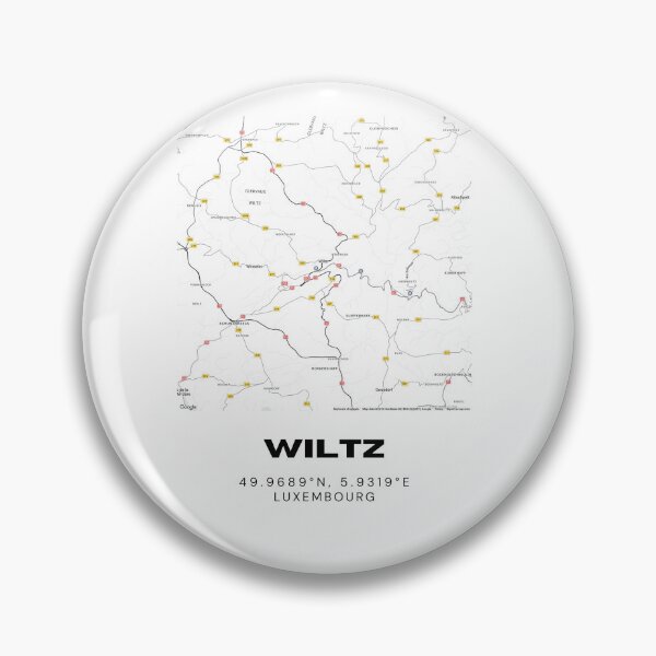 Item preview, Wiltz Luxembourg Minimalist City Map Art Print designed and sold by RM-Journey.
