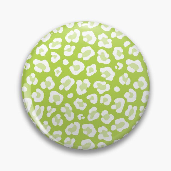 Item preview, Lime and White leopard print designed and sold by pattern-archive.