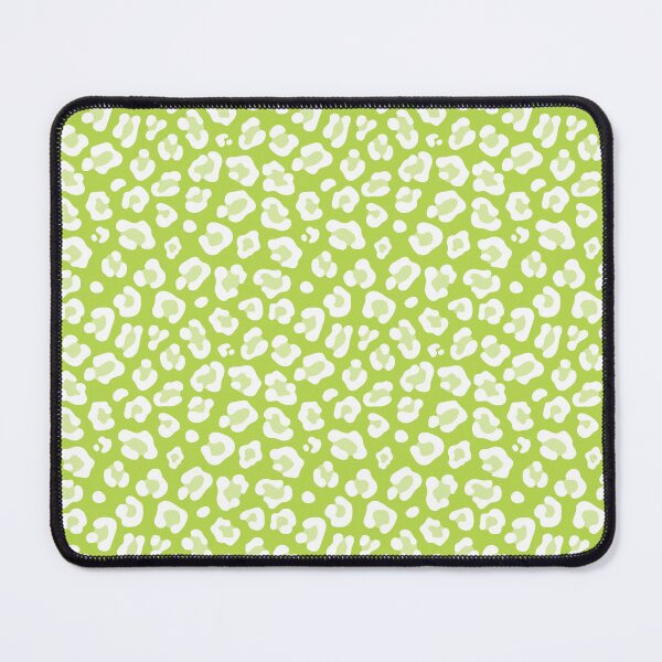 Item preview, Lime and White leopard print designed and sold by pattern-archive.