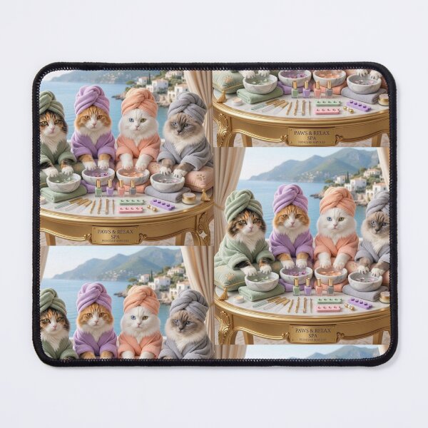Item preview, Paws & Relax: The Ultimate Feline Spa Experience. designed and sold by JoyNest = "The nest of joy".