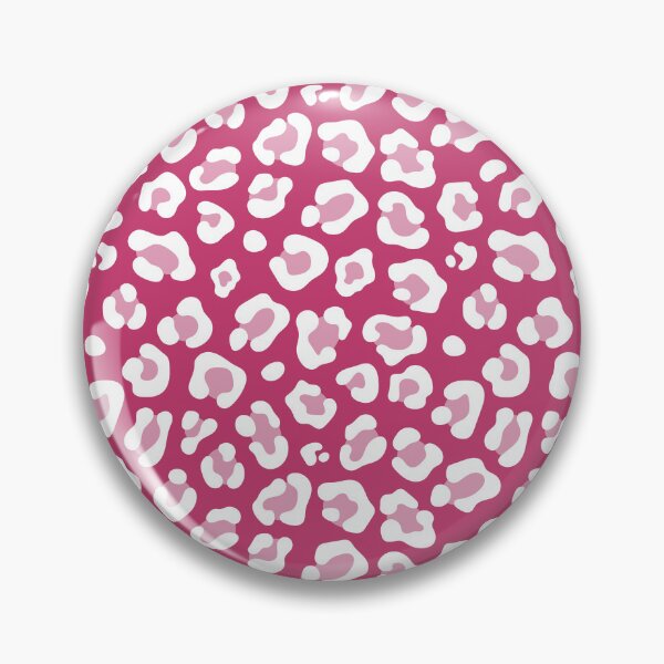 Item preview, Magenta and White leopard print designed and sold by pattern-archive.
