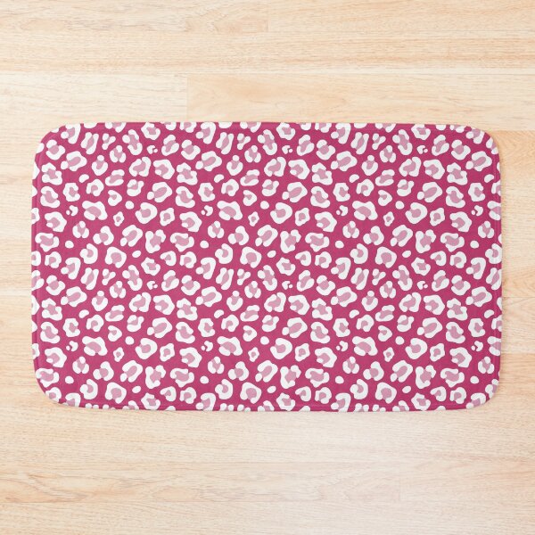 Item preview, Magenta and White leopard print designed and sold by pattern-archive.