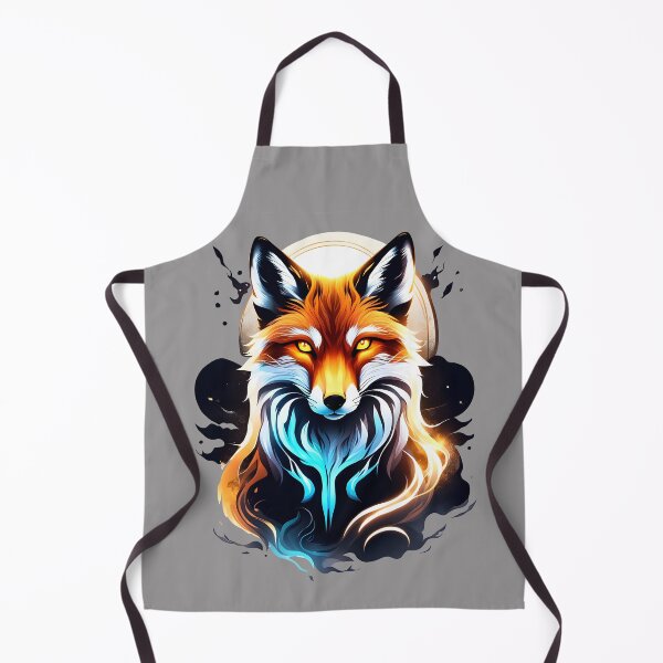Item preview, Spiritual Neon Fox Illustration designed and sold by Ikbel Studio.