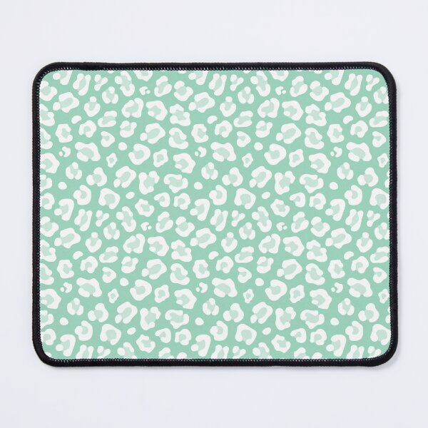 Item preview, Mint and White leopard print designed and sold by pattern-archive.