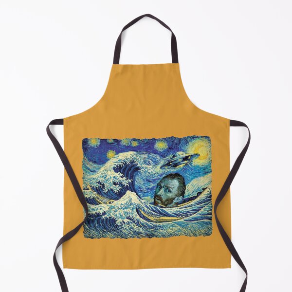 Item preview, The Starry Wave Voyage - Van Gogh UFO Parody designed and sold by ARTIZIT.