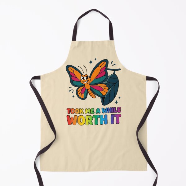 Item preview, Took Me A While Worth It Butterfly Pride Graphic — LGBT Coming Out Journey Humor designed and sold by SkTee2k.