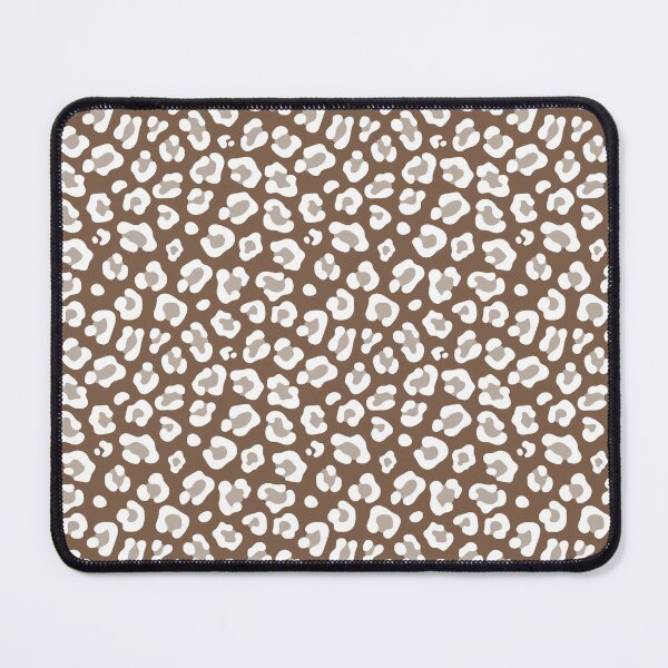 Item preview, Mocha and White leopard print designed and sold by pattern-archive.