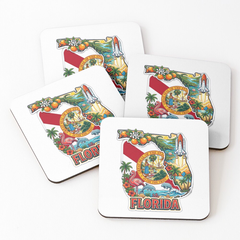 Item preview, Coasters (Set of 4) designed and sold by FunFitsFactory.