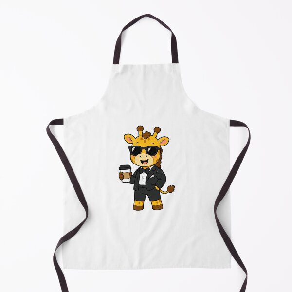 Item preview, Cool Business Giraffe Cartoon – Coffee Lover Animal Character designed and sold by Krincydigitalart.