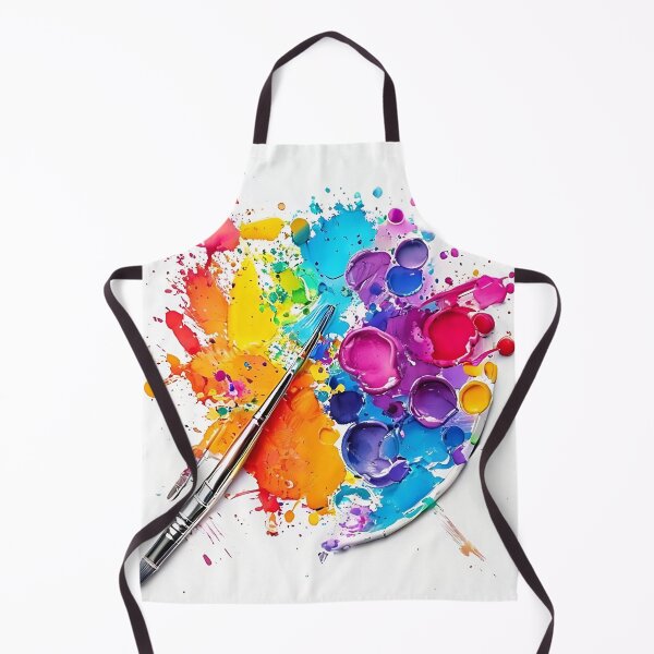 Item preview, Paint Splash: Colorful Palette with Paint Blobs Wa designed and sold by Mercella-Inc.