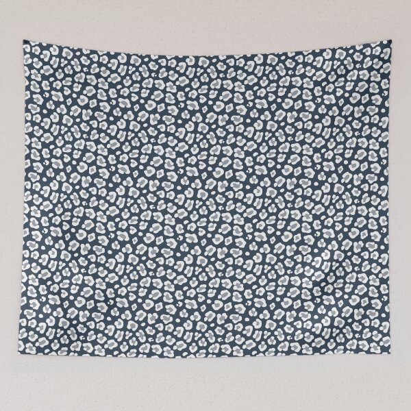 Item preview, Navy and White leopard print designed and sold by pattern-archive.