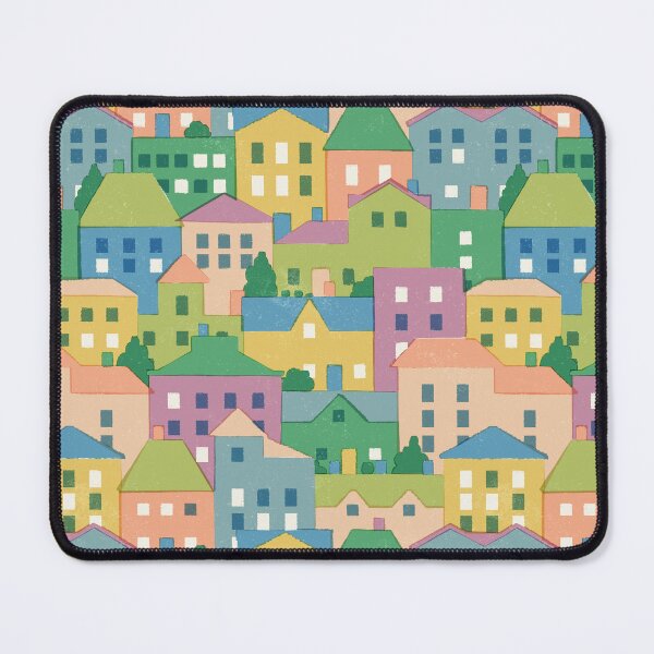 Item preview, Colourful Village 9 designed and sold by knitetgantt.
