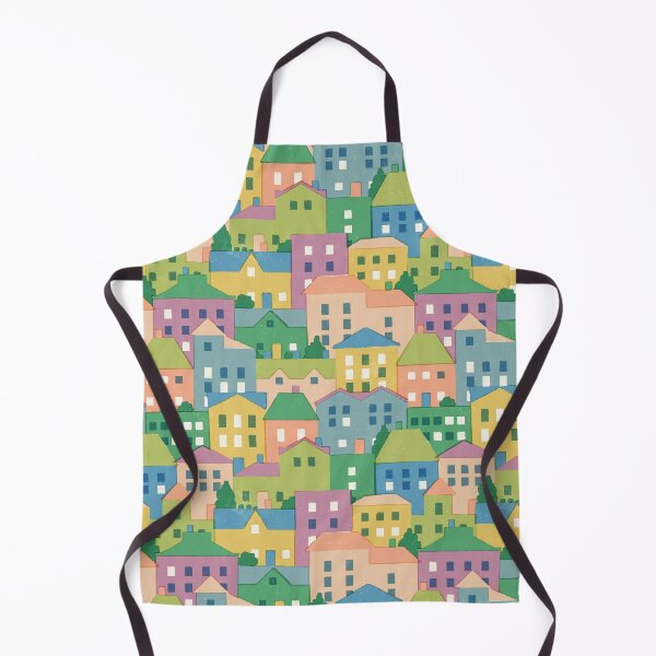 Item preview, Colourful Village 9 designed and sold by knitetgantt.