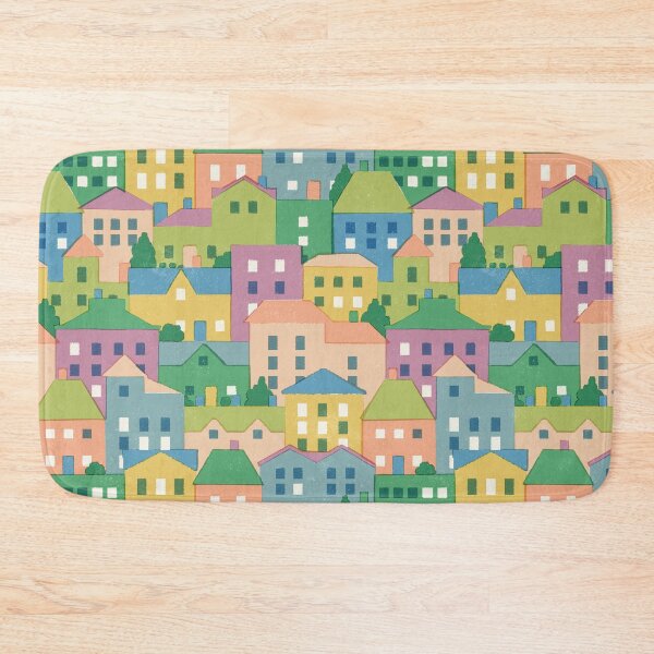 Item preview, Colourful Village 9 designed and sold by knitetgantt.
