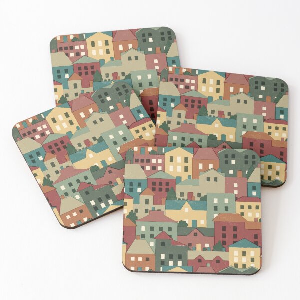 Item preview, Colourful Village 10 designed and sold by knitetgantt.