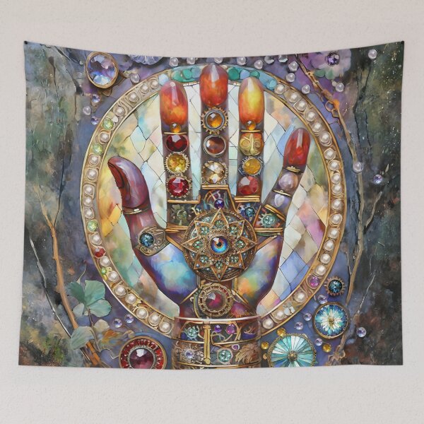 Item preview, Third Eye Mystic Palm designed and sold by Lee Hiller Designs.