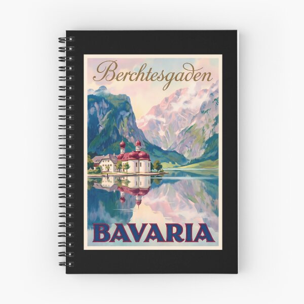 Item preview, Vintage Berchtesgaden Travel Poster St. Bartholomä Königssee designed and sold by Digital Dreams Arts.