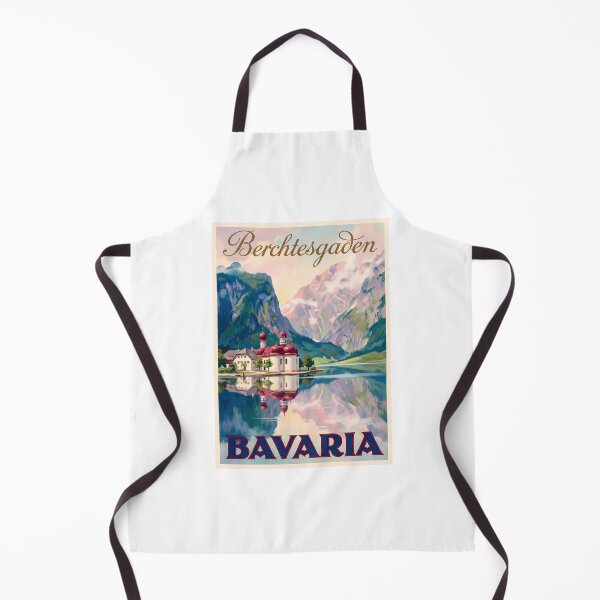 Item preview, Vintage Berchtesgaden Travel Poster St. Bartholomä Königssee designed and sold by Digital Dreams Arts.