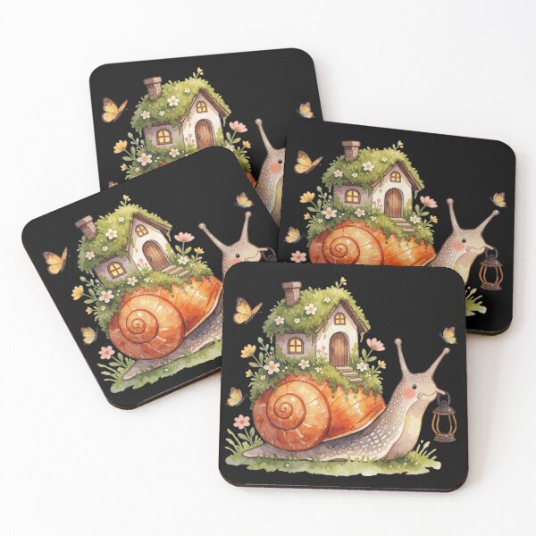 Item preview, Woodland Snail House Sticker | Cozy Cottagecore Fantasy Creature designed and sold by AillustriaAK.