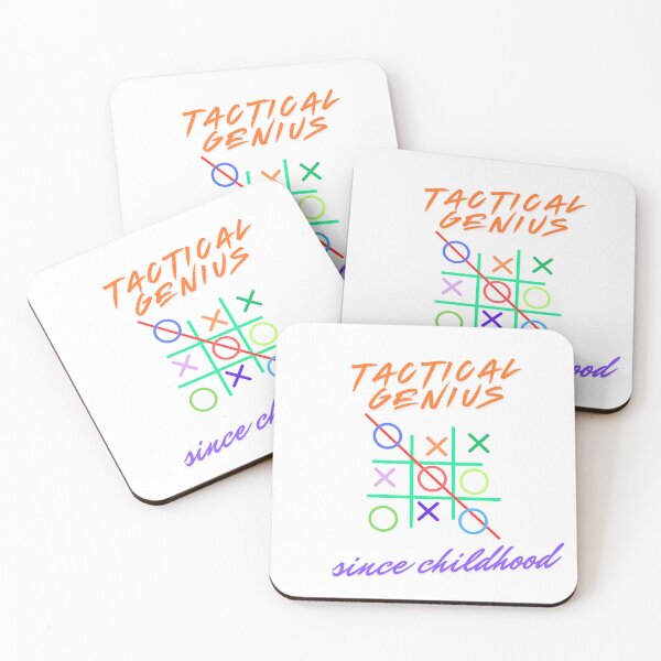 Item preview, Tactical Genius Since Childhood Tic Tac Toe Retro Design designed and sold by PMDesignStudio.