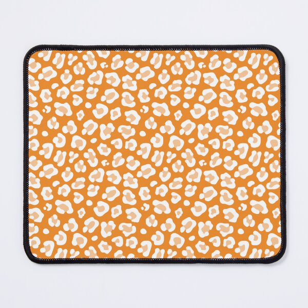 Item preview, Orange and White leopard print designed and sold by pattern-archive.