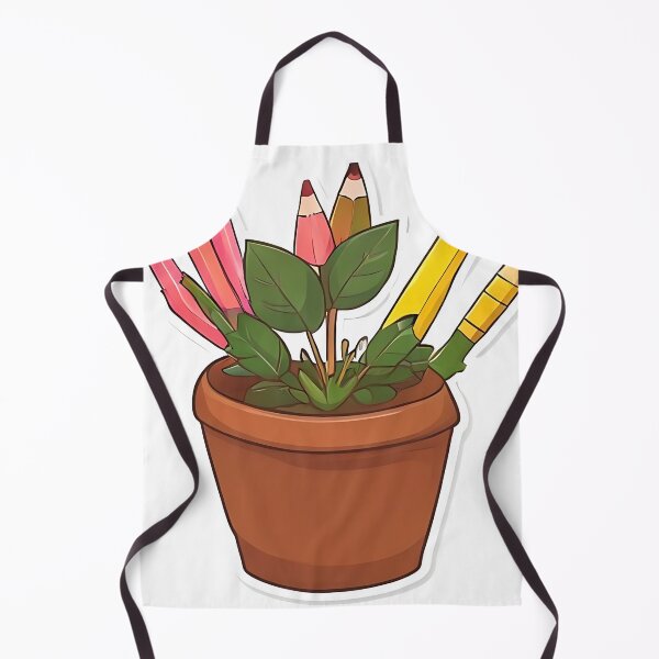 Item preview, Pencil Plant: Terracotta Pot with Pencils and Eras designed and sold by Mercella-Inc.