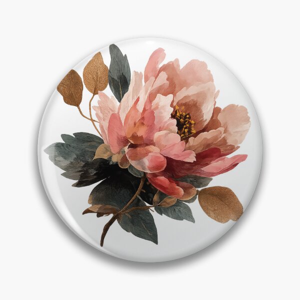 Item preview, Blush Peony Bloom Botanical T-Shirt designed and sold by SoftMuse Designs.