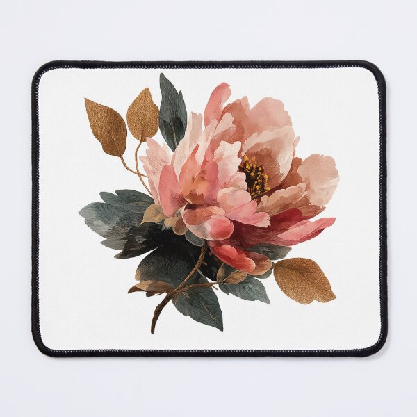 Item preview, Blush Peony Bloom Botanical T-Shirt designed and sold by SoftMuse Designs.