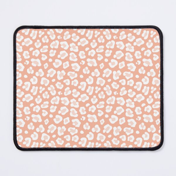 Item preview, Peach and White leopard print designed and sold by pattern-archive.
