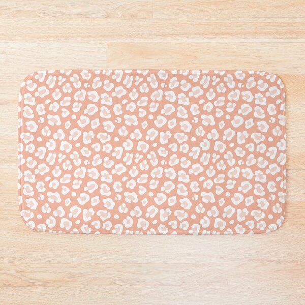 Item preview, Peach and White leopard print designed and sold by pattern-archive.
