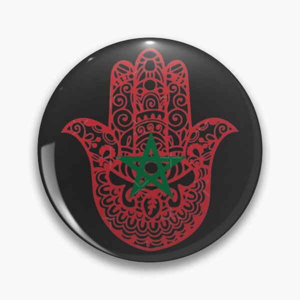 Item preview, Traditional Moroccan Hamsa Hand Mandala Art designed and sold by BenlaarShop.