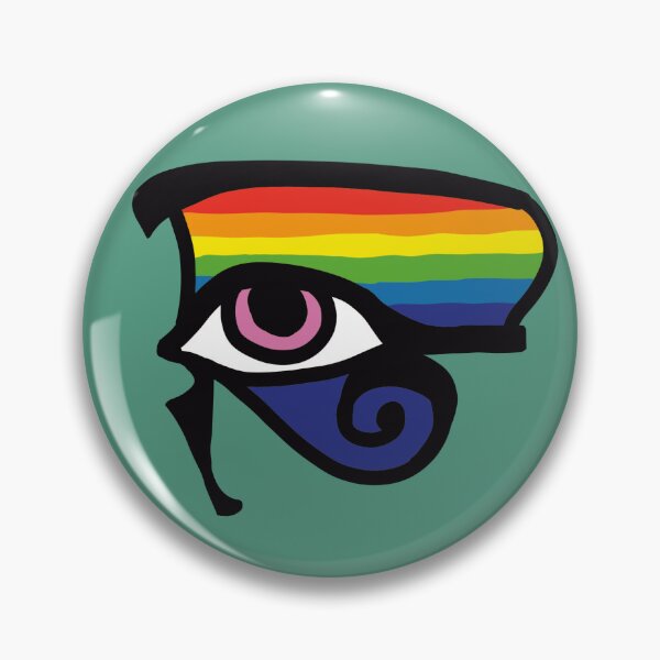Item preview, Rainbow Udjat Symbol (Left) designed and sold by Lord of the Oasis Designs.