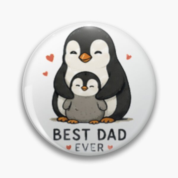 Item preview, Best Dad Ever Cute Penguins - Heartwarming Father's Day Gift designed and sold by GUINewAlex.