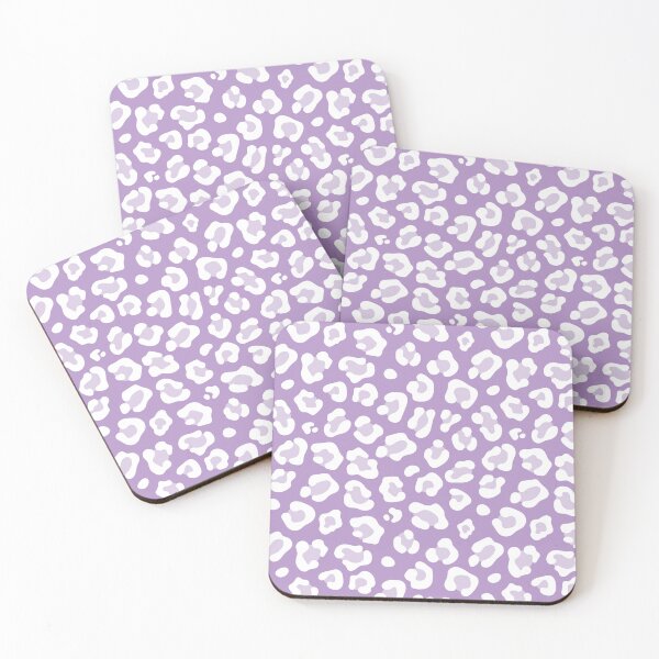 Item preview, Purple and White leopard print designed and sold by pattern-archive.
