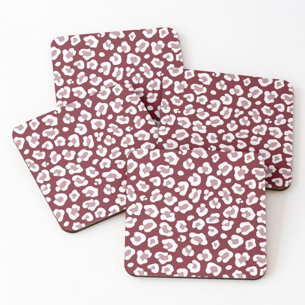 Item preview, Red and White leopard print designed and sold by pattern-archive.