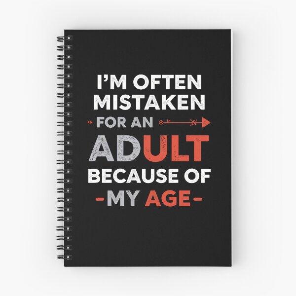 Item preview, I'm Often Mistaken For An Adult Because Of My Age Funny Teenager Young Adult Humor designed and sold by RetroMini2026.