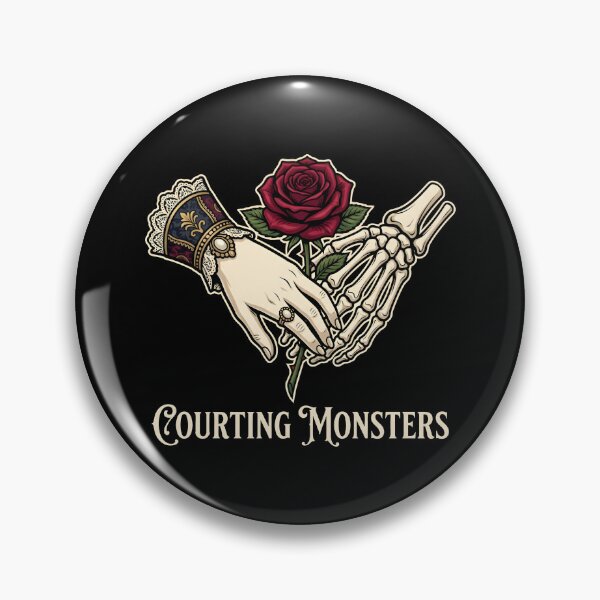 Item preview, Courting Monsters Rose Dark Romance Skeleton Hand designed and sold by SplashTastic.