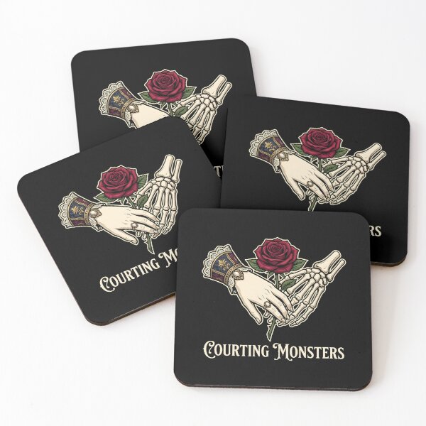 Item preview, Courting Monsters Rose Dark Romance Skeleton Hand designed and sold by SplashTastic.