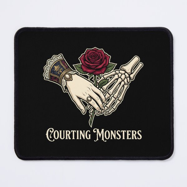 Item preview, Courting Monsters Rose Dark Romance Skeleton Hand designed and sold by SplashTastic.